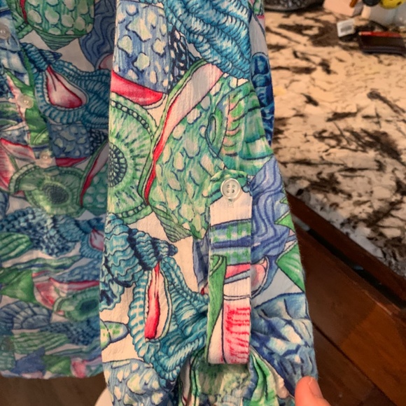 Talbots 100 percent cotton tunic/cover up. Worn about 5 x but great shape! - Picture 4 of 5